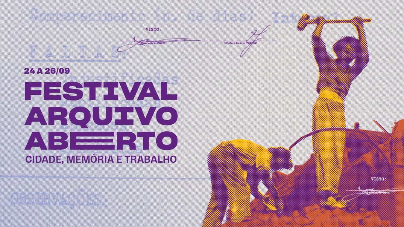 Festival Arquivo Aberto — 24, 25 e 26 de setembro